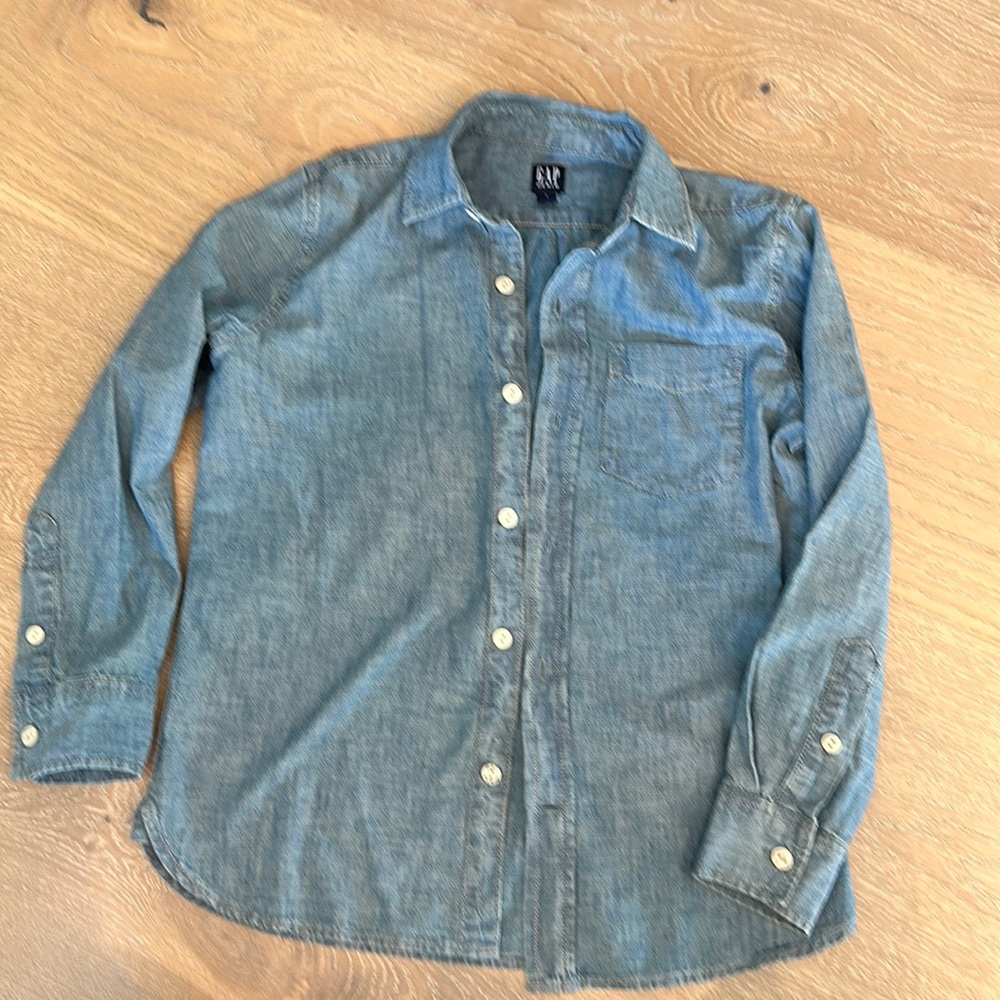 GAP boys chambray shirt